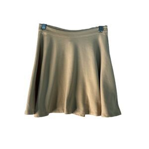 Best Cody Mini Flare Skirt Tan Nude S Small Very Tiny